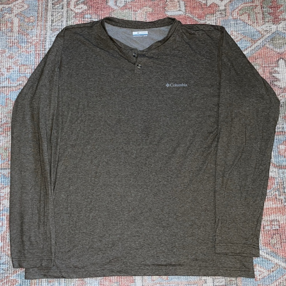 COLUMBIA brown/grey long sleeve
